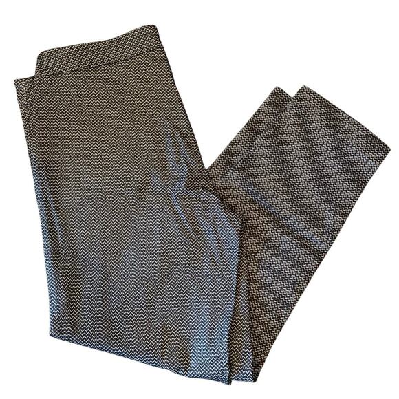 Zac & Rachel Pull On Herringbone Skinny Ponte Trouser Size 12 - Picture 1 of 8